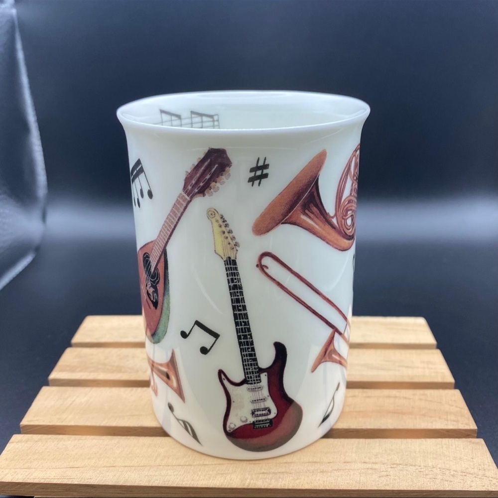 Vintage Bone China Musical Instruments Mug - Picture 2 of 8